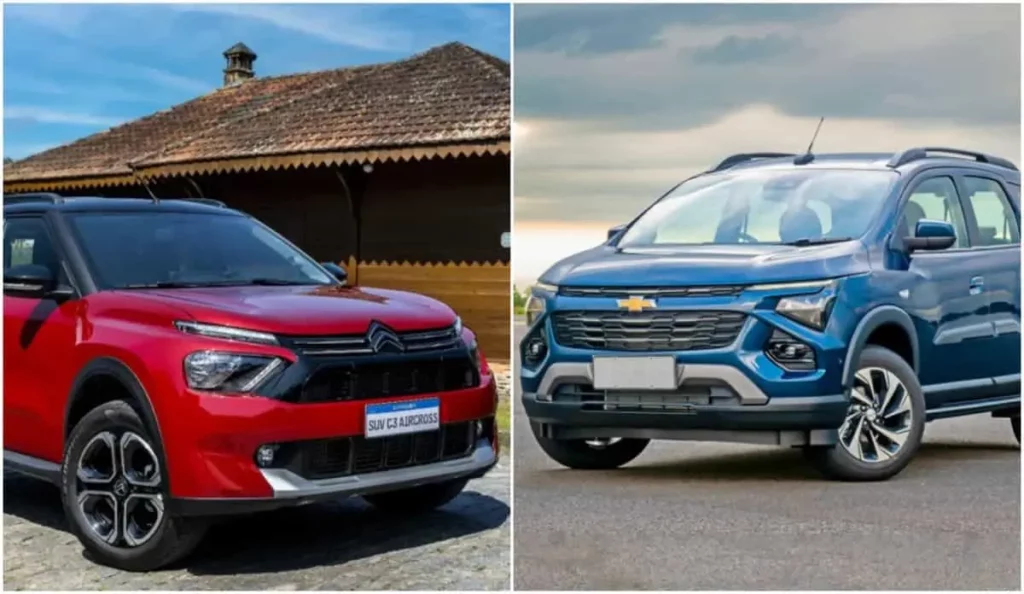 Chevrolet spin x Citroen c3 aircross