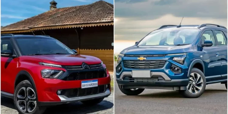 Chevrolet spin x Citroen c3 aircross