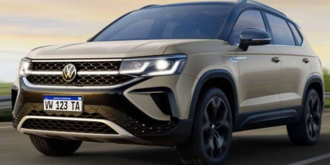 taos 2025 capa Volkswagen Apresentará Novo Taos Reestilizado nos EUA Antes do Brasil