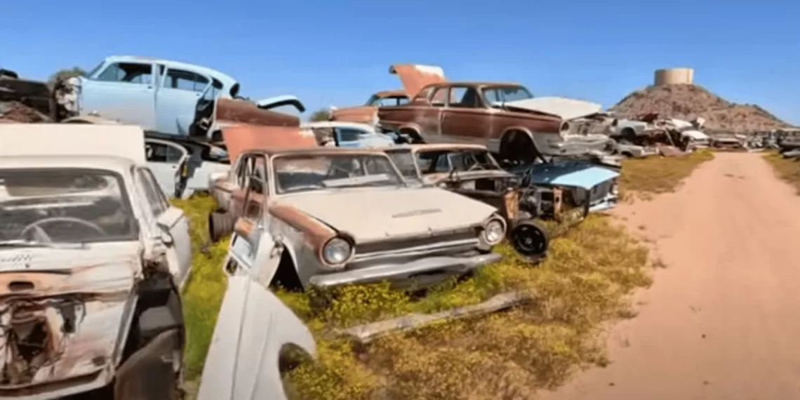 carros abandonados cp Cemitério com Mais de 10 Mil Carros Abandonados é descoberto no Arizona