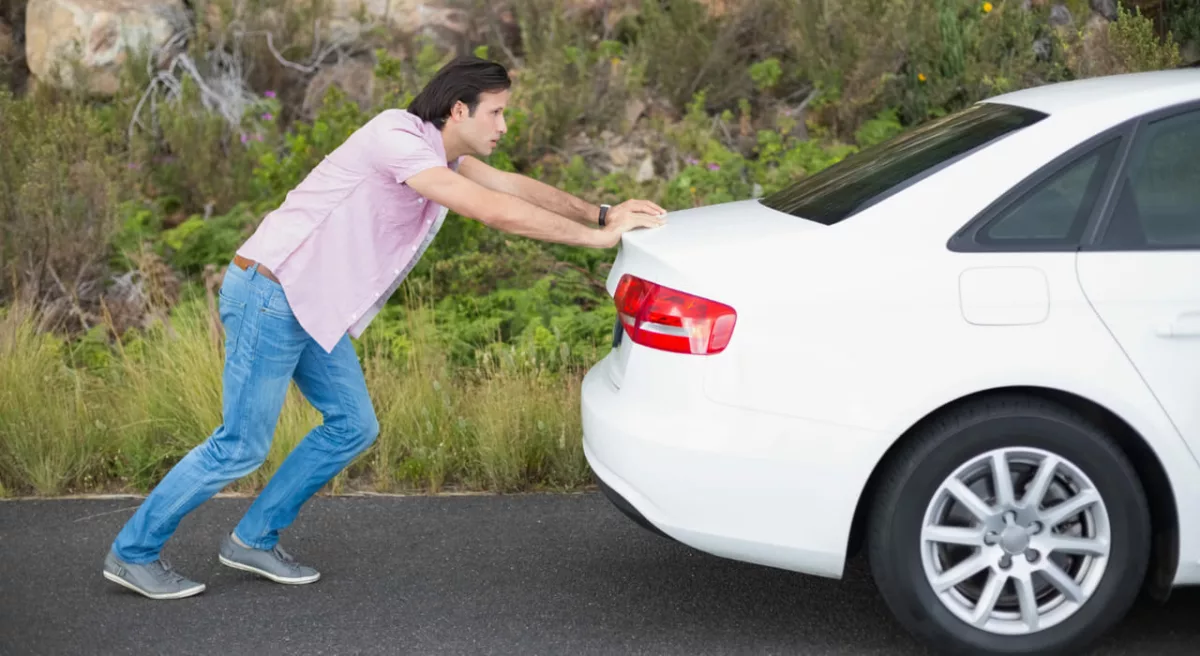 tranco em carro automatico