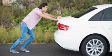 tranco em carro automatico