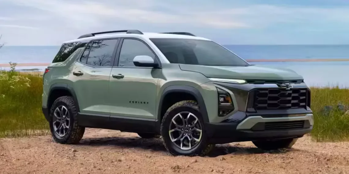 2025 chevrolet equinox activ 001 Chevrolet Equinox EV chega em outubro e promete autonomia de até 443 km com uma única carga.