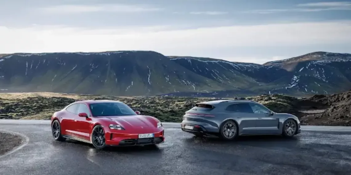 Taycan GTS Sport Turismo 2025 10 Porsche Taycan 2025: Expansão da Linha com Três Novas Versões