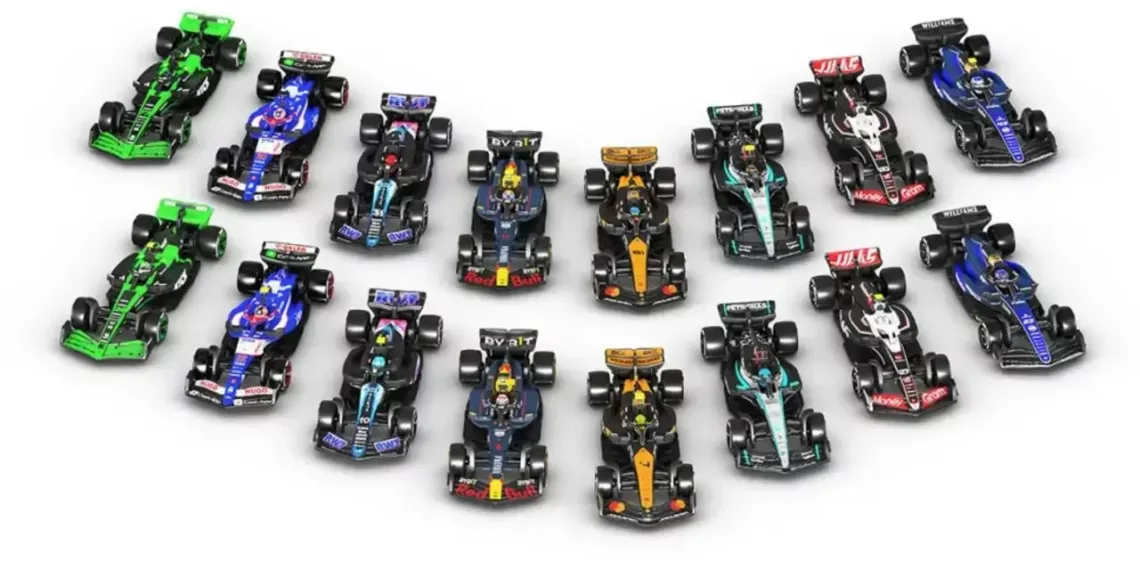 25 jan 25 Hot Wheels lanca novos produtos inspirados na Formula 1 1 970x550 1 Hot Wheels acelera e traz a Fórmula 1 para suas pistas: novas coleções em 2025