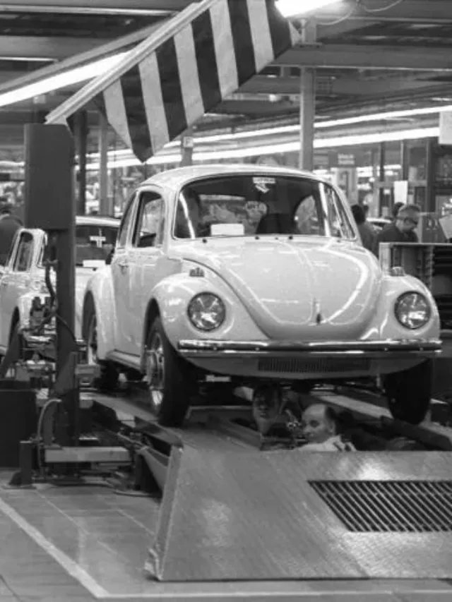 Wolfsburg, VW Autowerk, Käfer