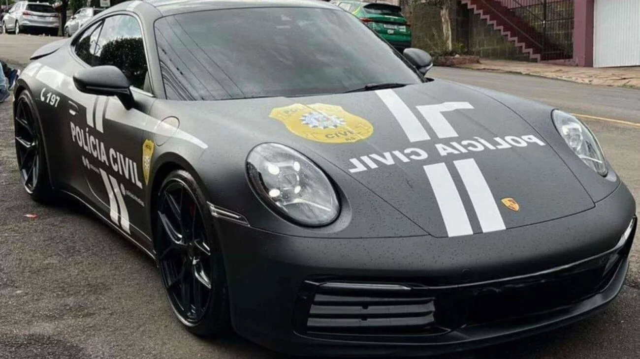 1 porsche 911 carrera 46528584 Porsche 911 de R$ 1 milhão é incorporado à frota da Polícia Civil do RS