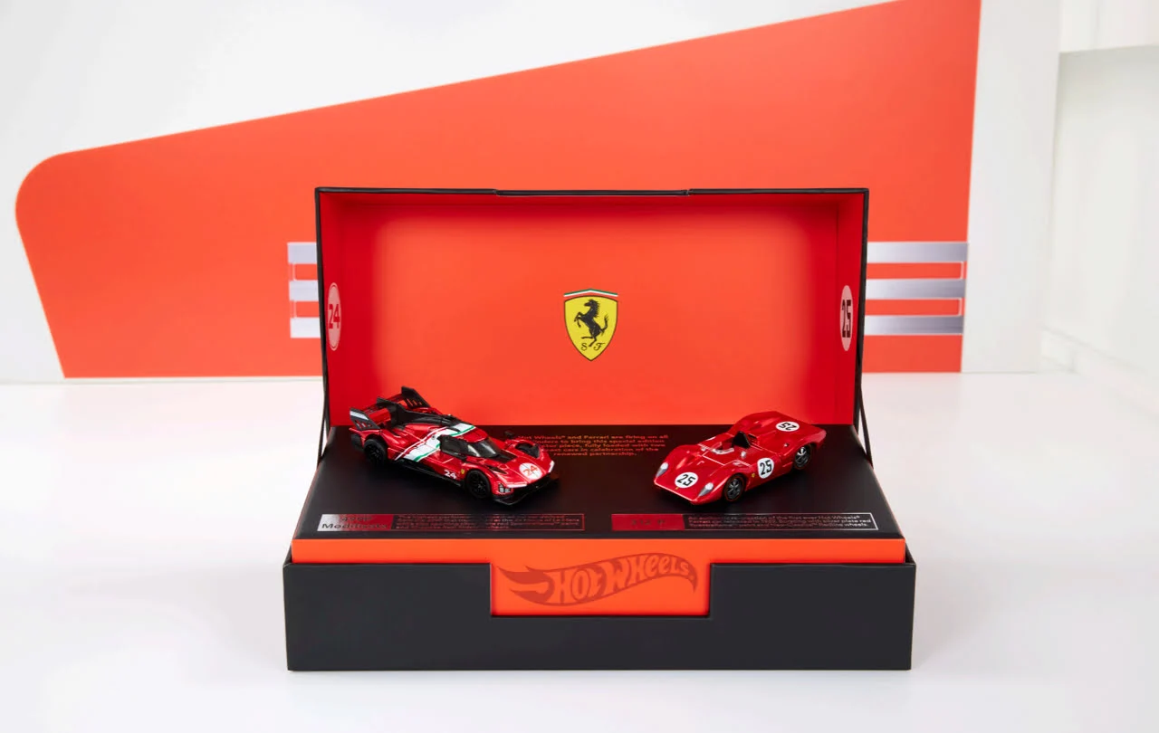hot wheels x ferrari heritage set 2 Ferrari e Hot Wheels retomam parceria histórica com miniaturas icônicas a partir de R$ 16,99
