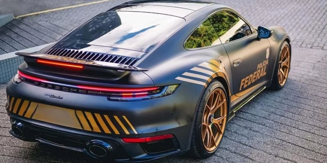 porsche 911 turbo 1 Porsche 911 Turbo de R$ 1,5 milhão vira símbolo do combate ao crime nas mãos da Polícia Federal