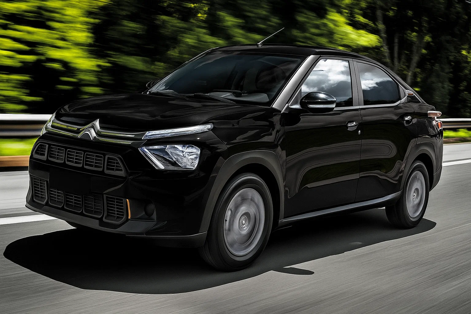 2FLP9436 Citroen Basalt e1741211496267 Novo Citroën Basalt Dark Edition deve estrear acima de R$ 120 mil