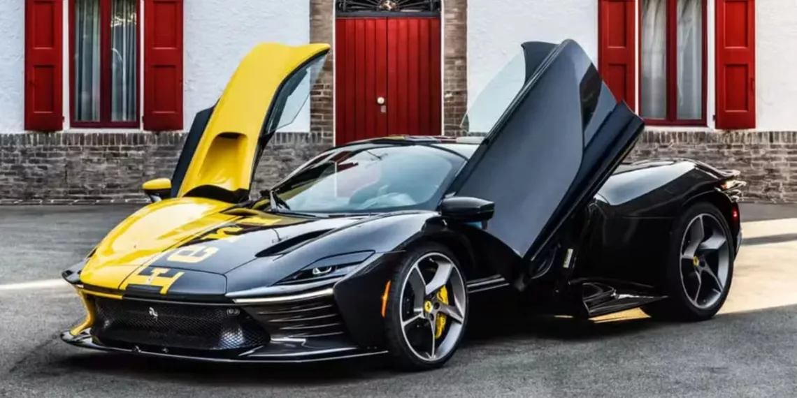 ferrari daytona sp3 tailor made 599 12 Modelo único da Ferrari Daytona SP3 atinge R$ 140 milhões em leilão beneficente