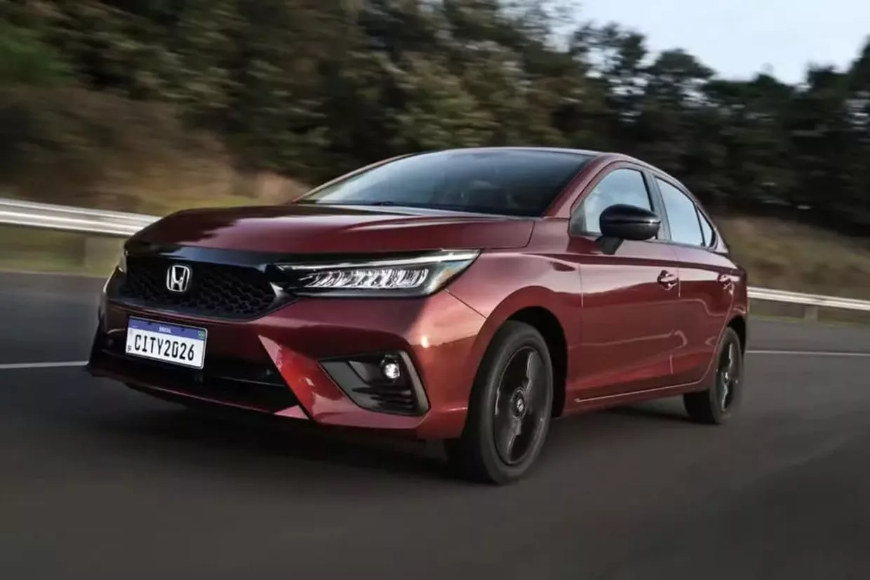 honda city touring sport 2025 dianteira dinamica Honda City Touring Sport estreia como topo de linha e aposta em apelo esportivo