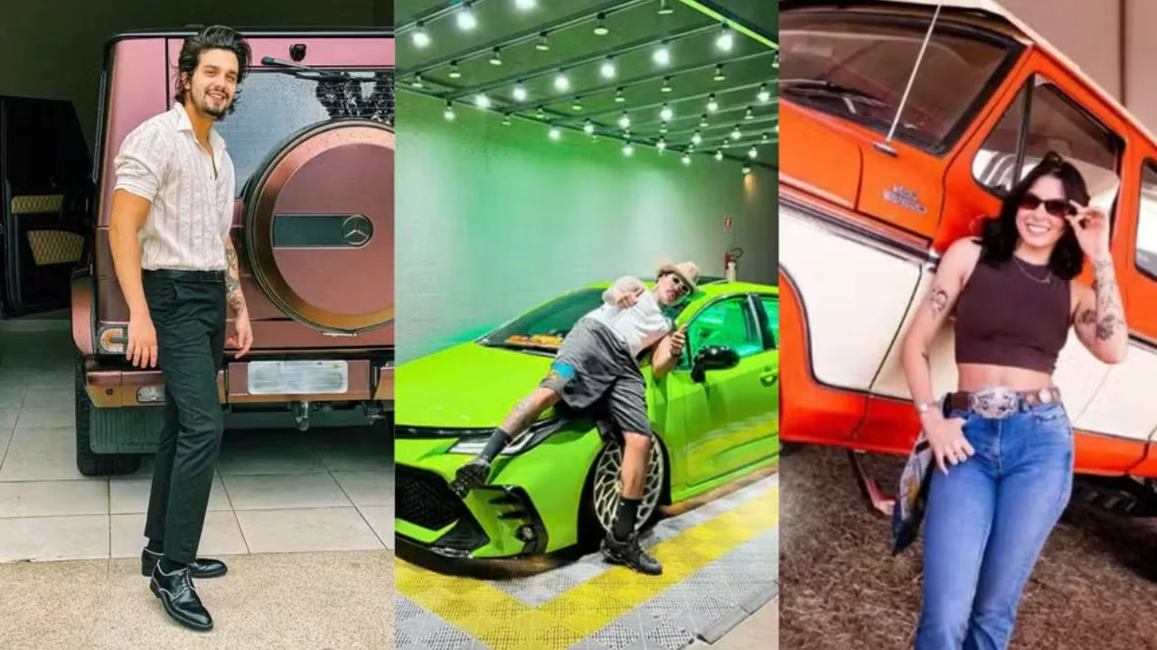 montagem carros sertanejos Sertanejos e seus carrões: os veículos milionários que dominam as redes sociais