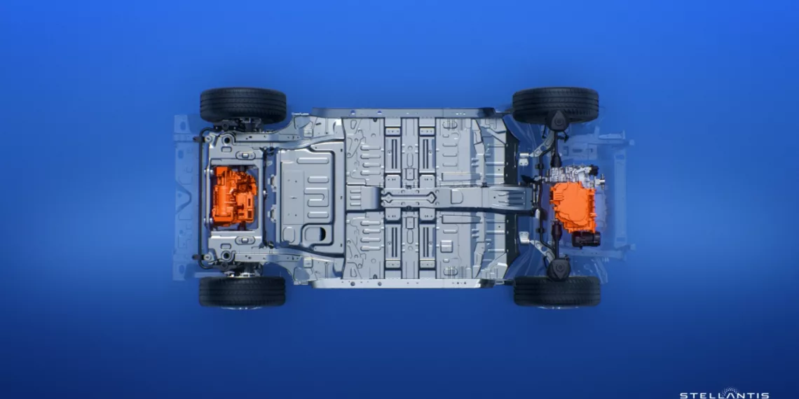 2b288677 plataforma stla stellantis de cima Nova bateria da Stellantis deixa carros elétricos mais leves e eficientes
