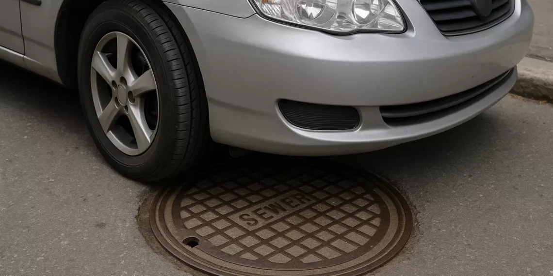 assets task 01k571vrr2ephawwt6xvtkd53g 1757952295 img 0 Posso parar o carro sobre um bueiro? Entenda os riscos e a legalidade da prática