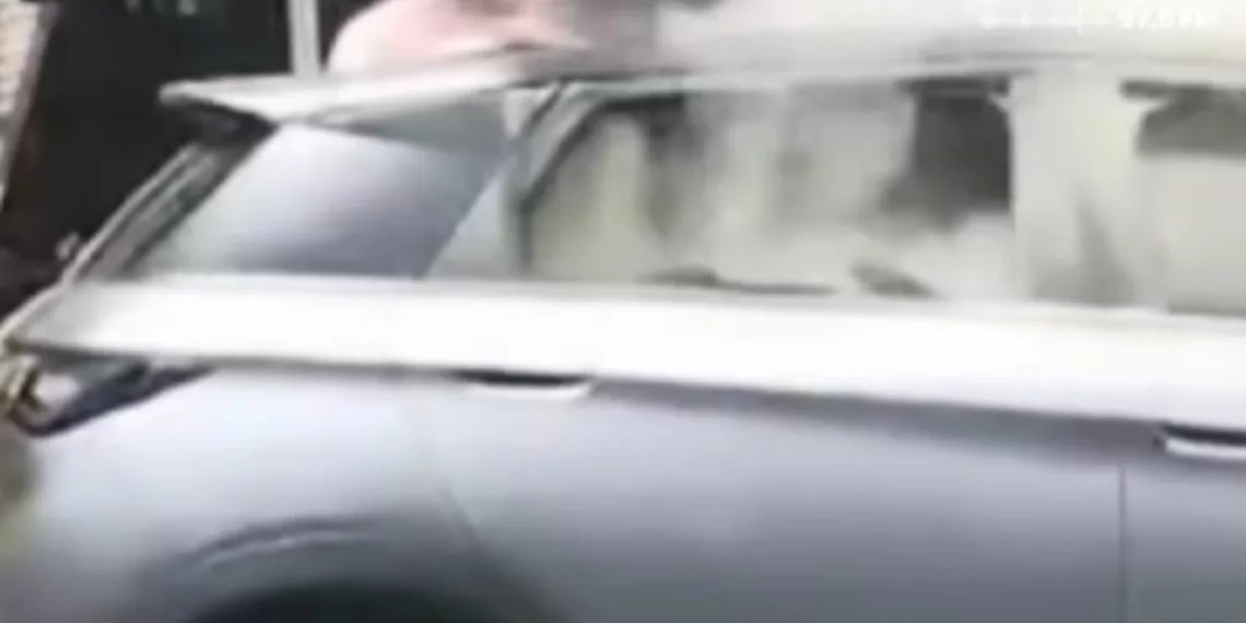 byd fogo BYD Dolphin pega fogo durante recarga improvisada em Santa Maria (RS)