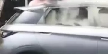 byd fogo BYD Dolphin pega fogo durante recarga improvisada em Santa Maria (RS)