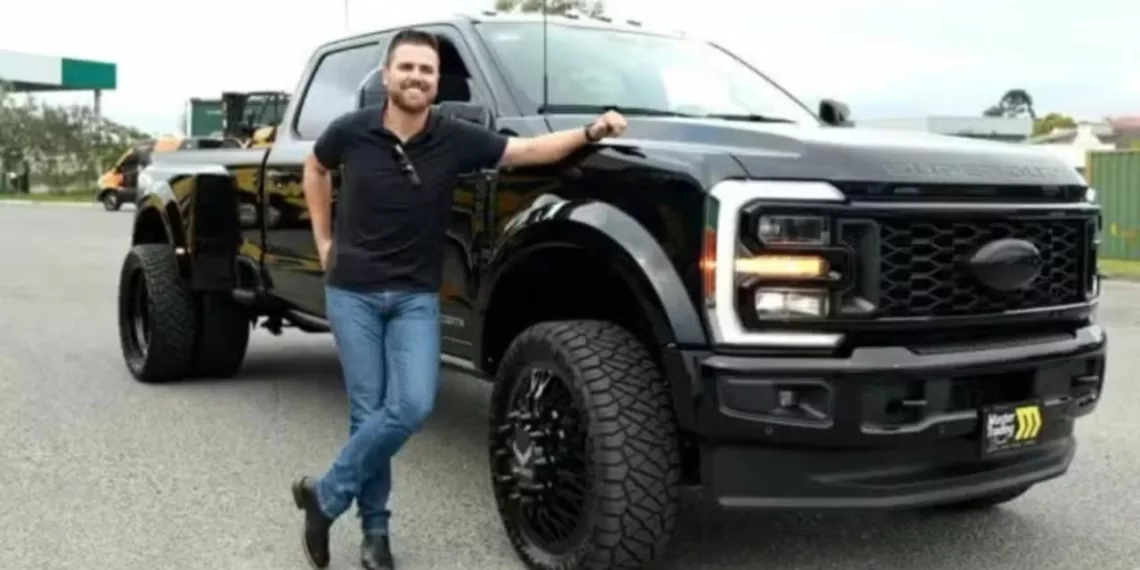 ze neto ford f450 dianteira Ford F-450: a picape gigante escolhida por Zé Neto impressiona com motor V8 e luxo extremo